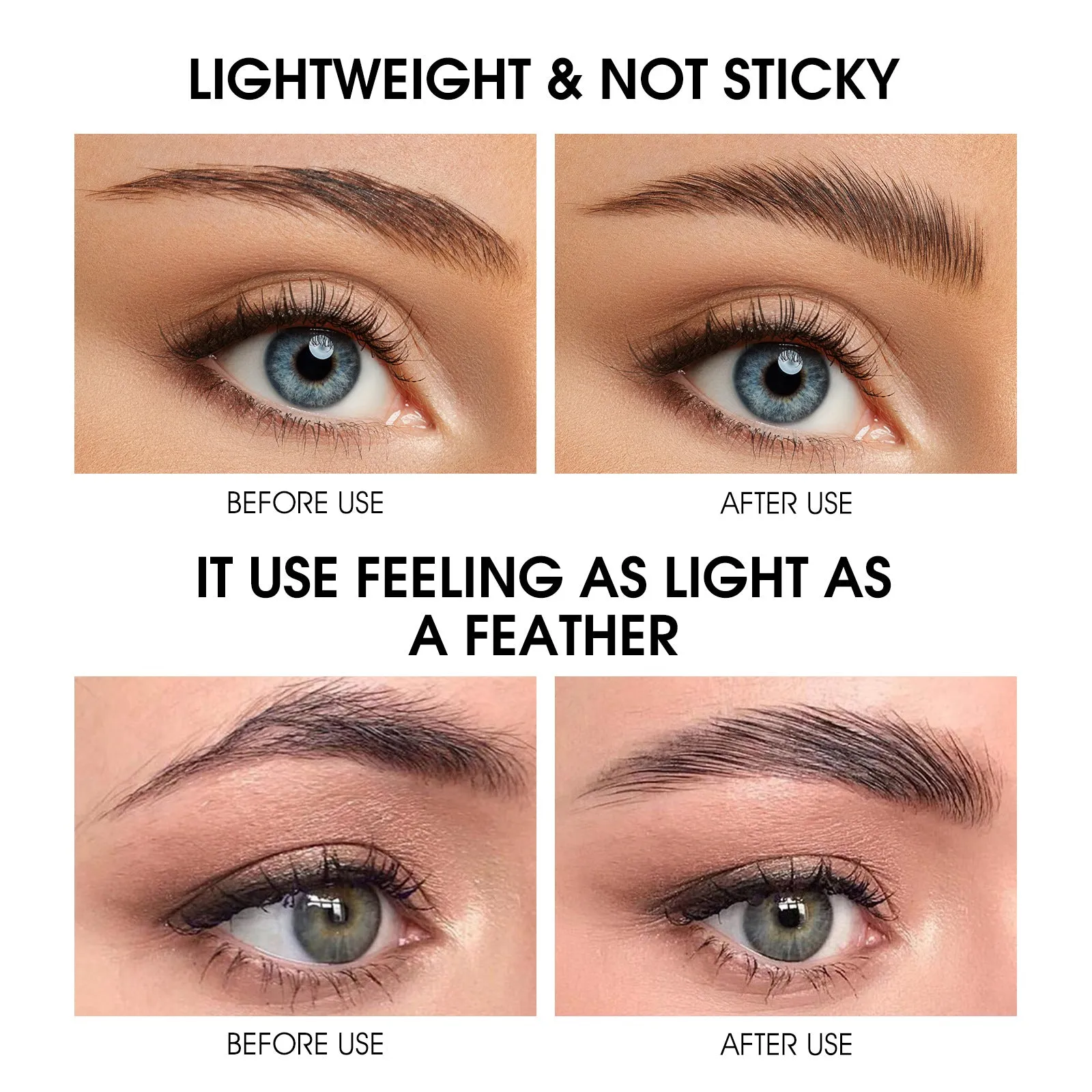 Waterproof Transparent Eyebrow Fixing Gel by Langmanni - 3D Finish